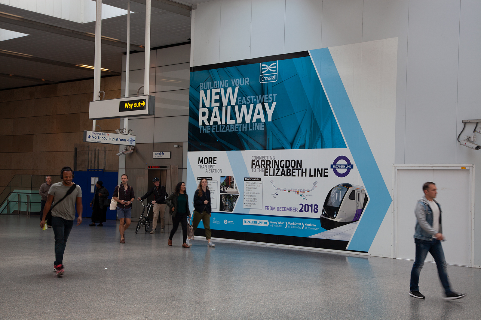 Crossrail, Farringdon Station, London