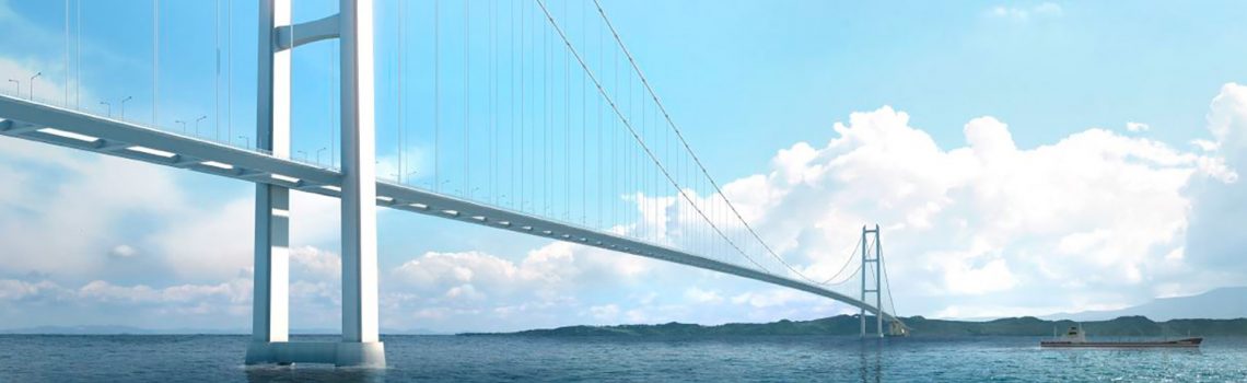 Artist's rendition of Canakkale 1915 Bridge