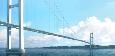 Artist's rendition of Canakkale 1915 Bridge