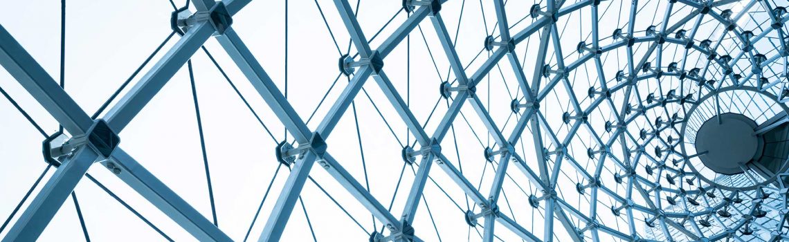 Spiral steel-built roof