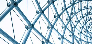 Spiral steel-built roof